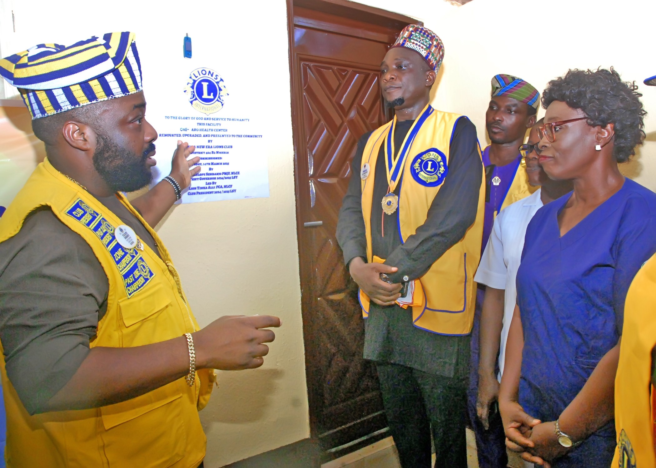 IKEJA NEW ERA LIONS CLUB TOUCHES LIVES WITH RENOVATION AND UPGRADE OF OKE ARO HEALTH CENTRE