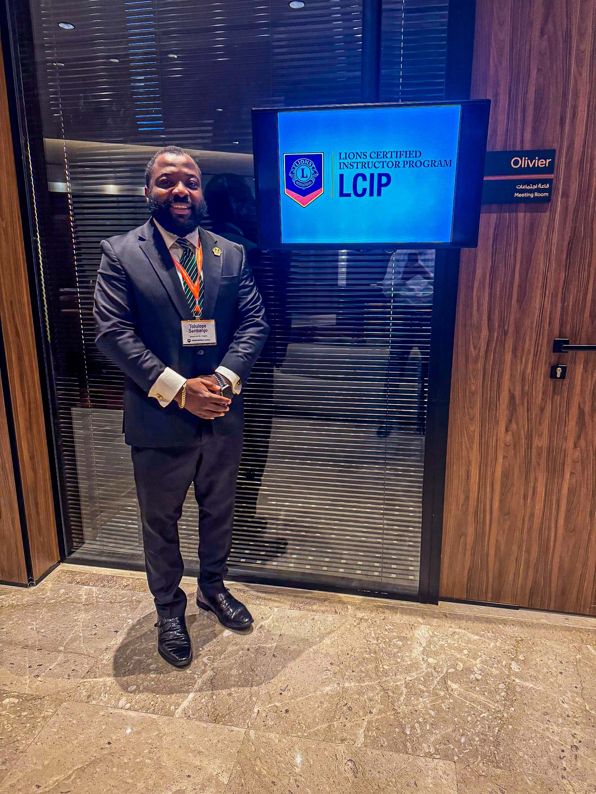 DG TOLULOPE SENBANJO EARNS PRESTIGIOUS LCIP CERTIFICATION