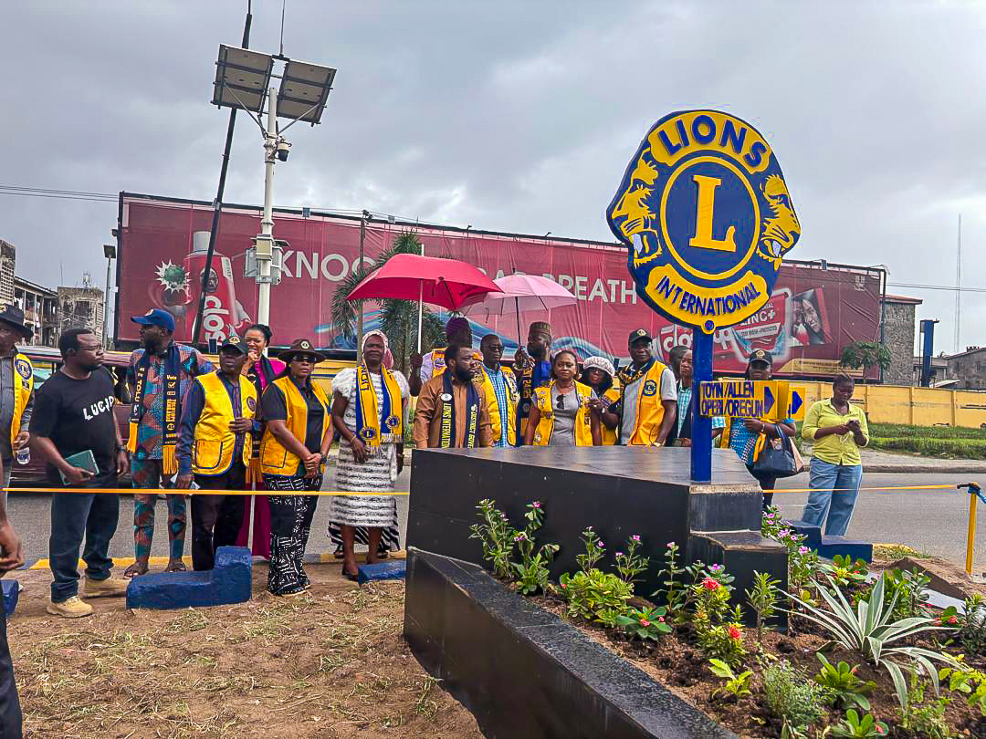A SYMBOL OF SERVICE: LIONS DIRECTIONAL GARDEN COMMISSIONED IN LAGOS TO MARK END OF 2024–2025 LIONS SERVICE YEAR