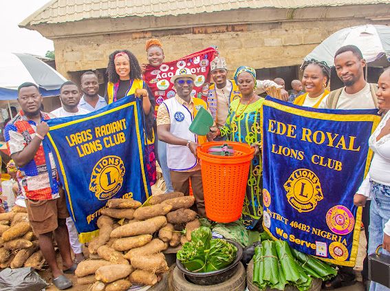 COMMUNITY IMPACT THROUGH SERVICE – A JOINT INITIATIVE BY LAGOS RADIANT LIONS CLUB AND EDE ROYAL LIONS CLUB