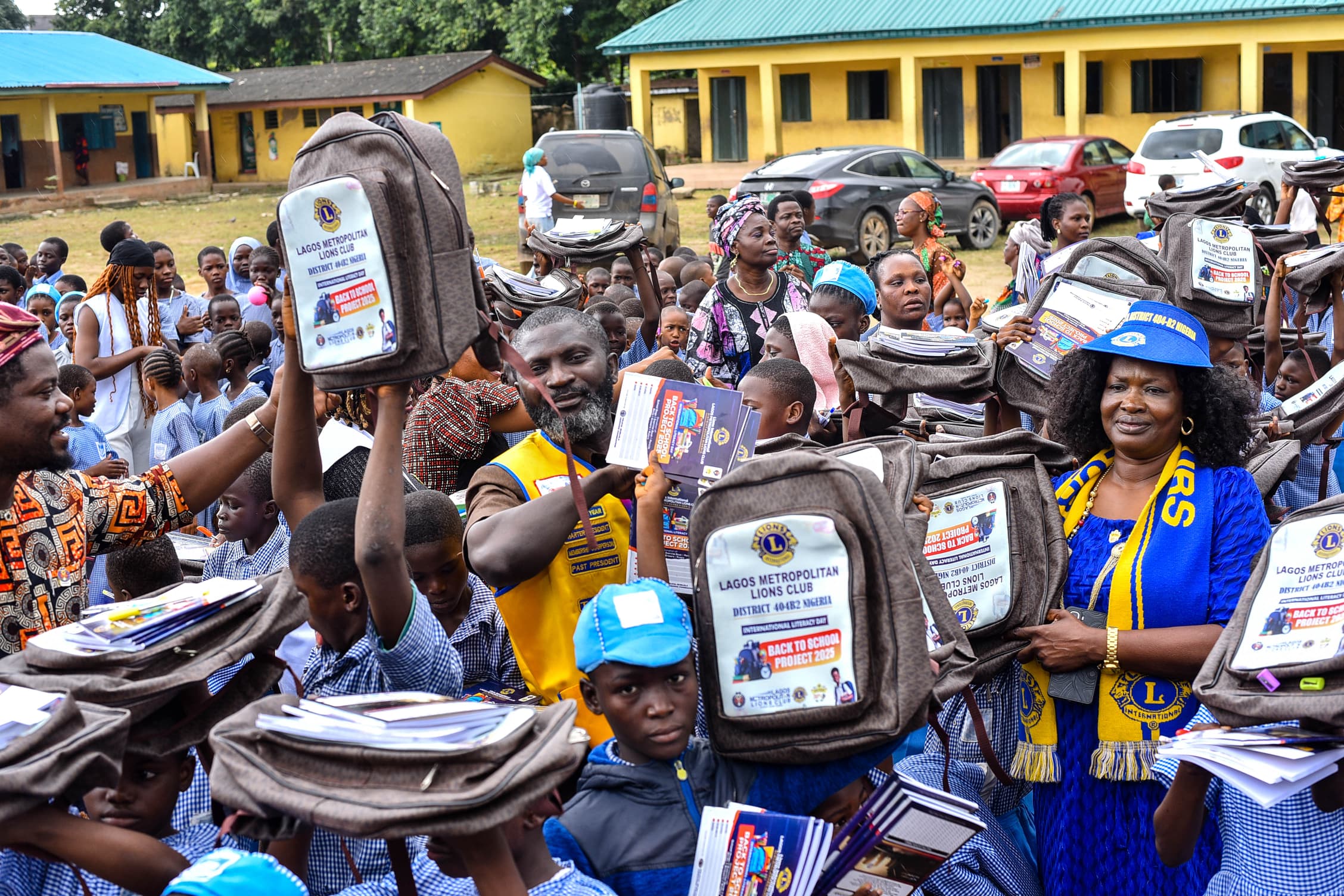 LAGOS METROPOLITAN LIONS CLUB DELIVERS MAJOR BACK-TO-SCHOOL OUTREACH, EMPOWERS 600 PUPILS IN GBAGADA